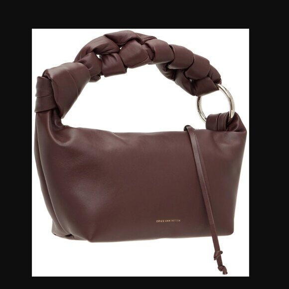 Dries Van Noten Rich Burgundy Shoulder Bag - Picture 2 of 9